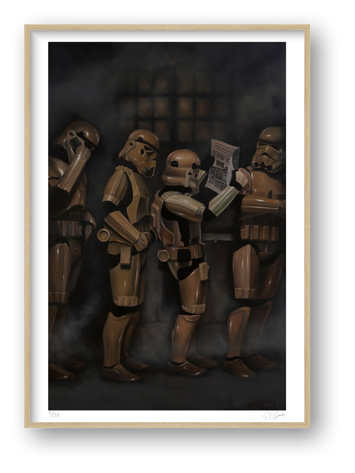 Stormtrooper - The Audition — framed