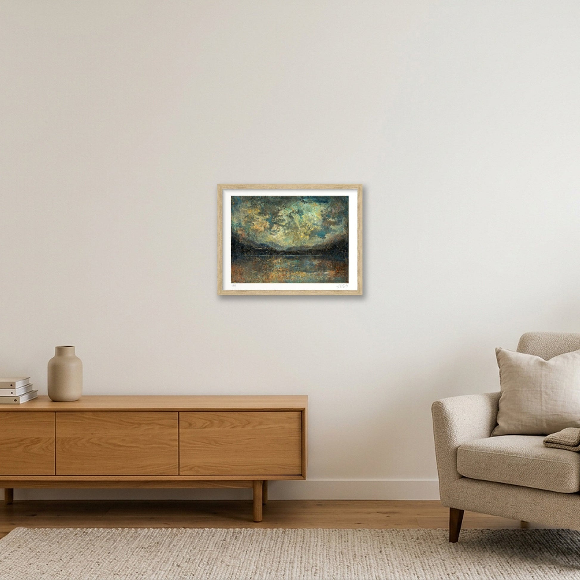 Landscape 02 — 40×30cm, 16×12" Oak Frame