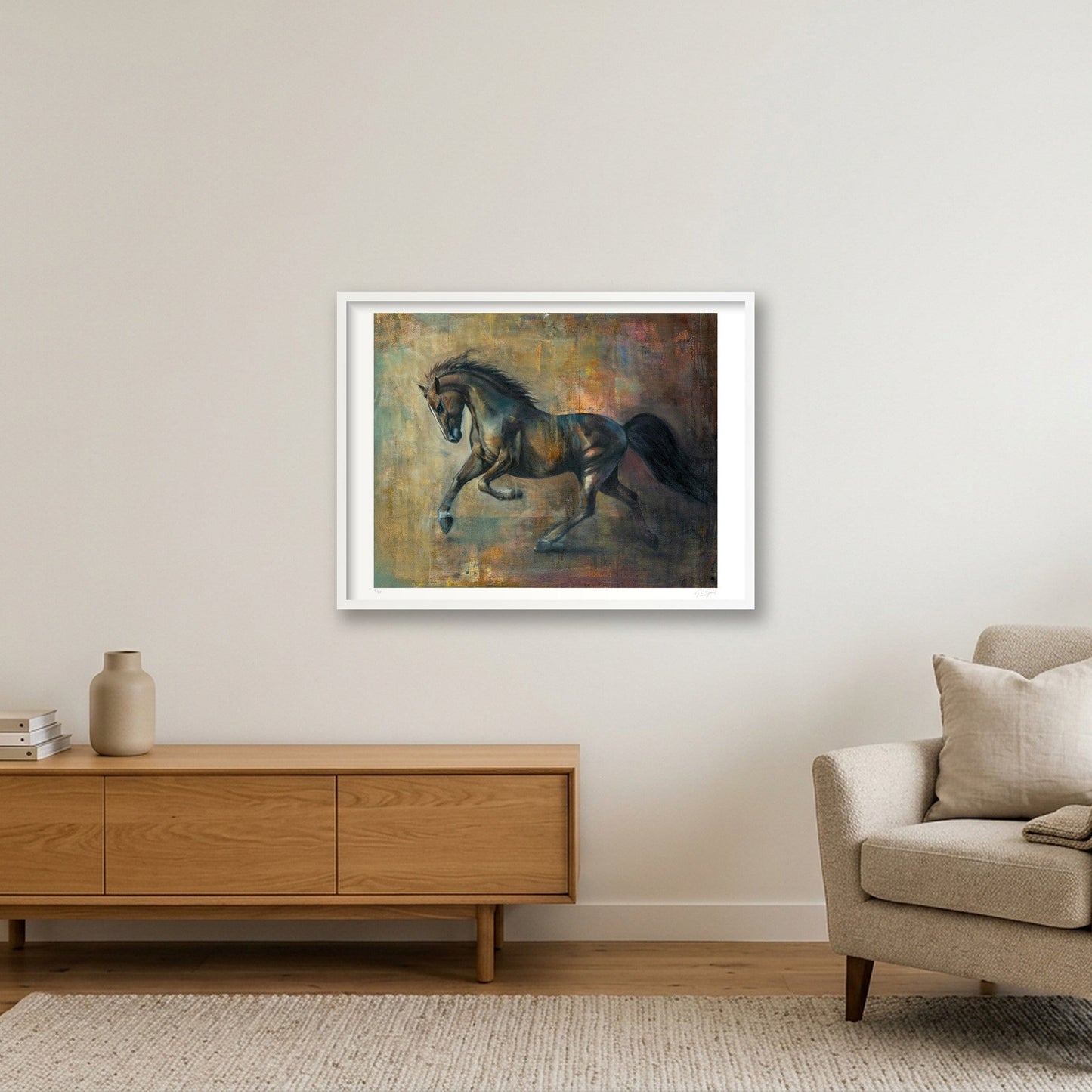 Shadow — 80×60cm, 31×24" White Frame