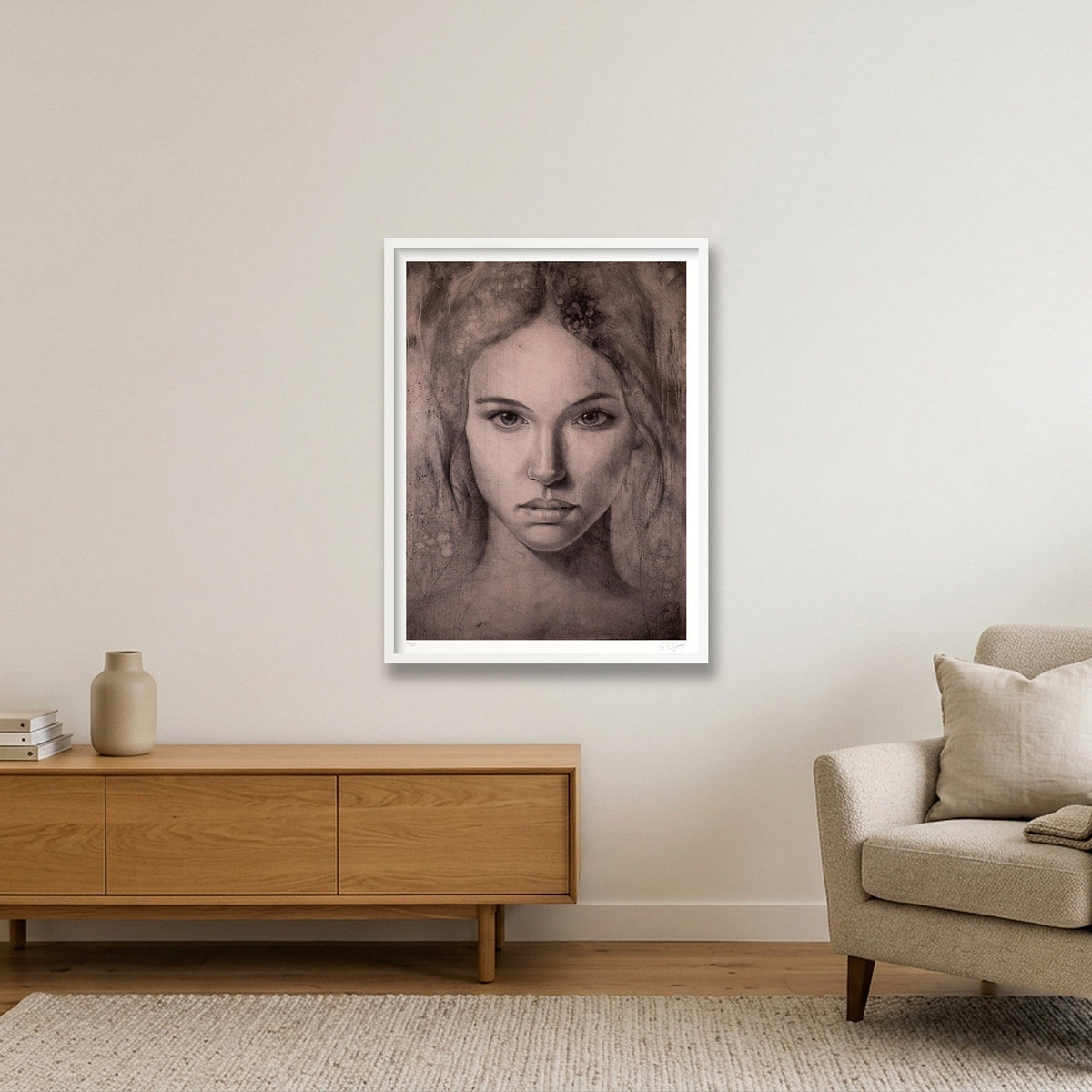 Katerina_Tint — 60×80cm, 24×31" White Frame