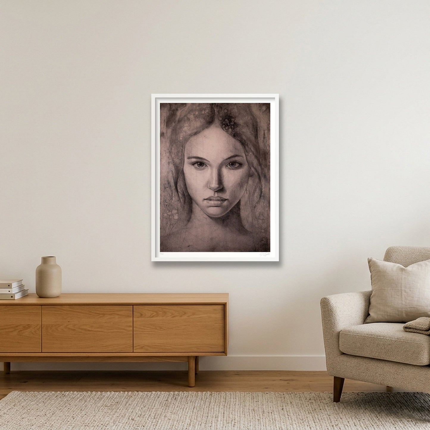 Katerina_Tint — 60×80cm, 24×31" White Frame