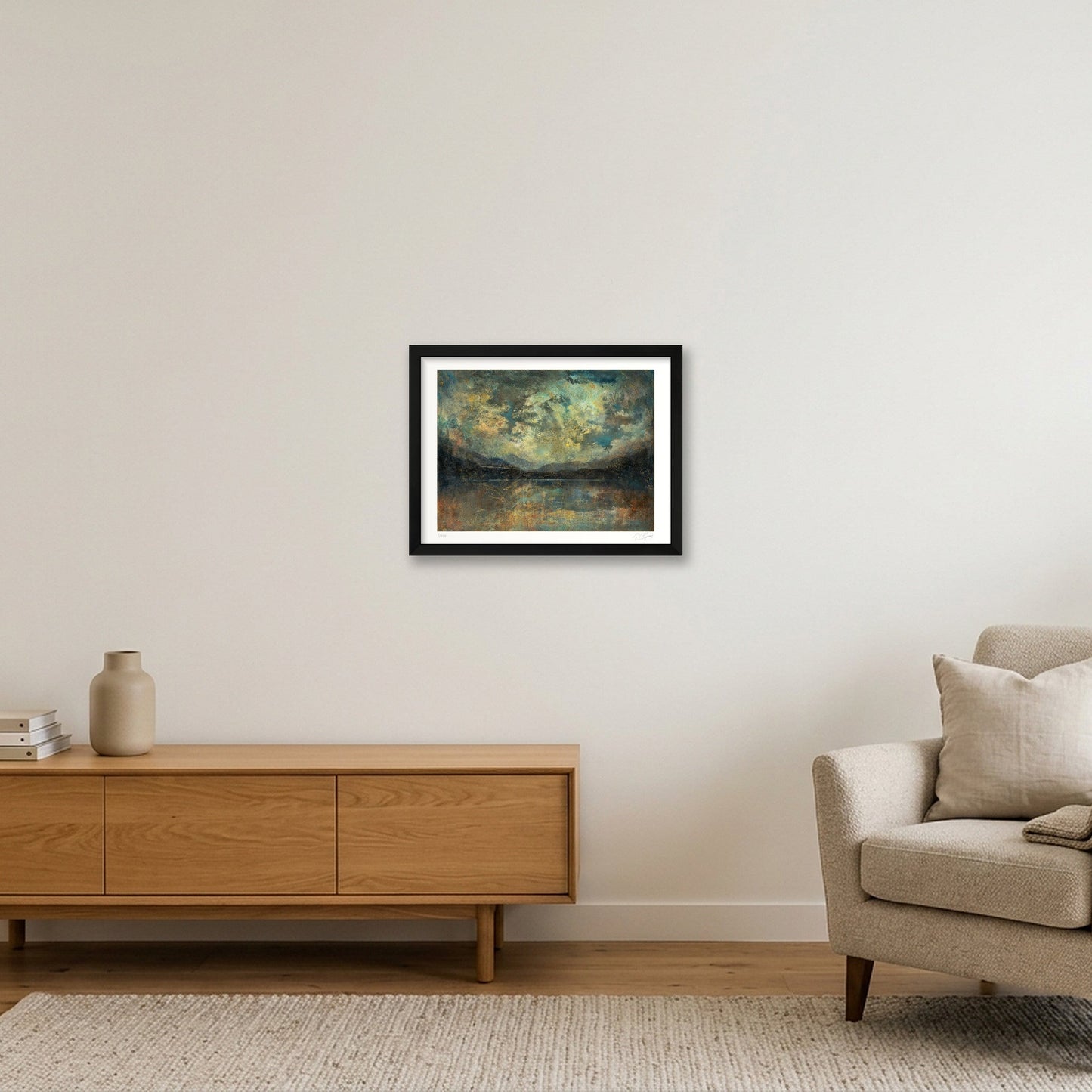 Landscape 02 — 40×30cm, 16×12" Black Frame