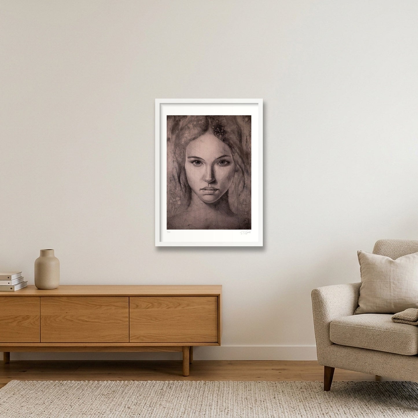 Katerina_Tint — 42×59cm, 17×23" White Frame