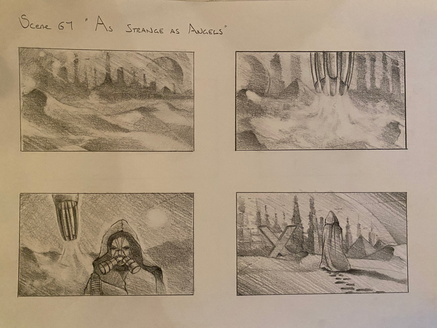 As Strange as Angels Storyboards
