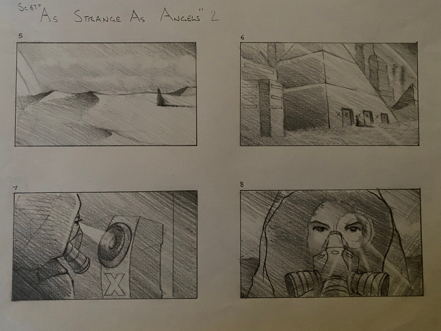 As Strange as Angels Storyboards