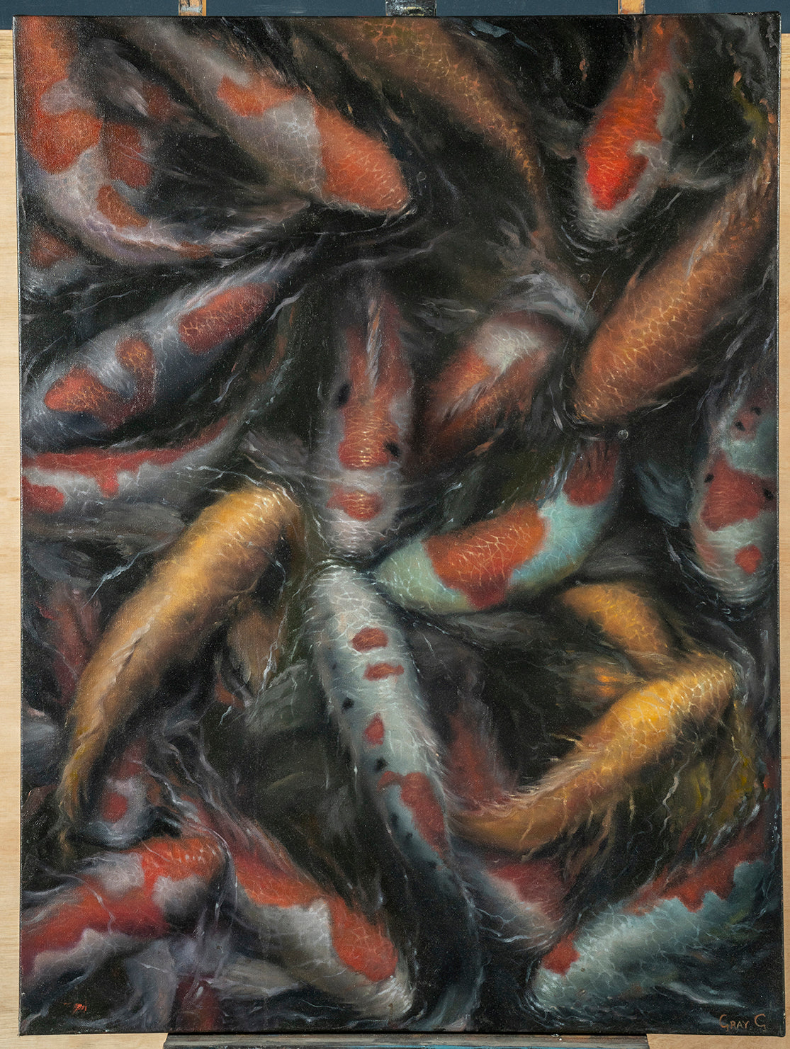 Koi 76cm x 102cm)
