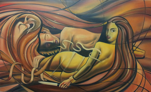 Samson and Delila (152cm x 91cm)