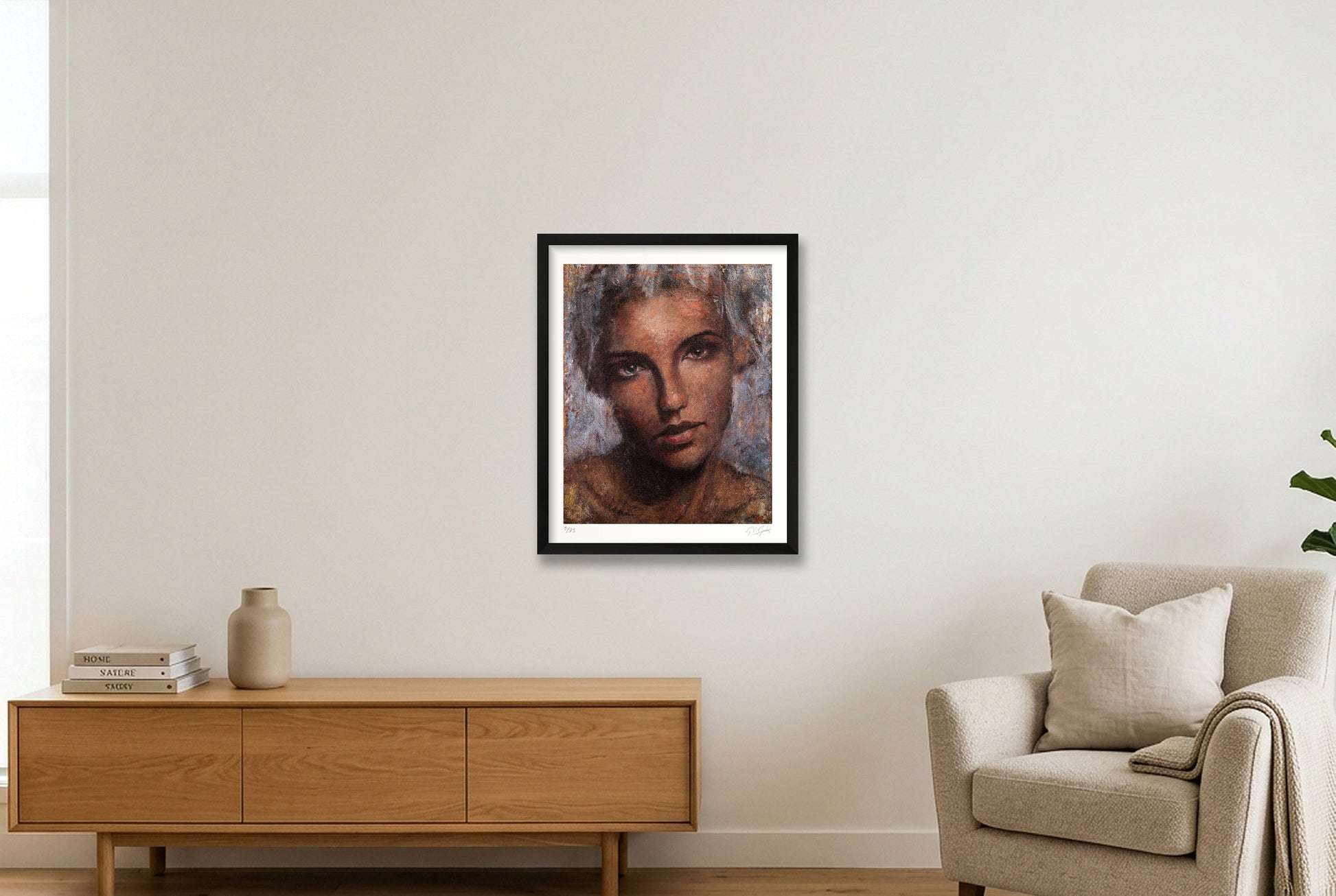 Gwen — 40×50cm, 16×20" Black Frame