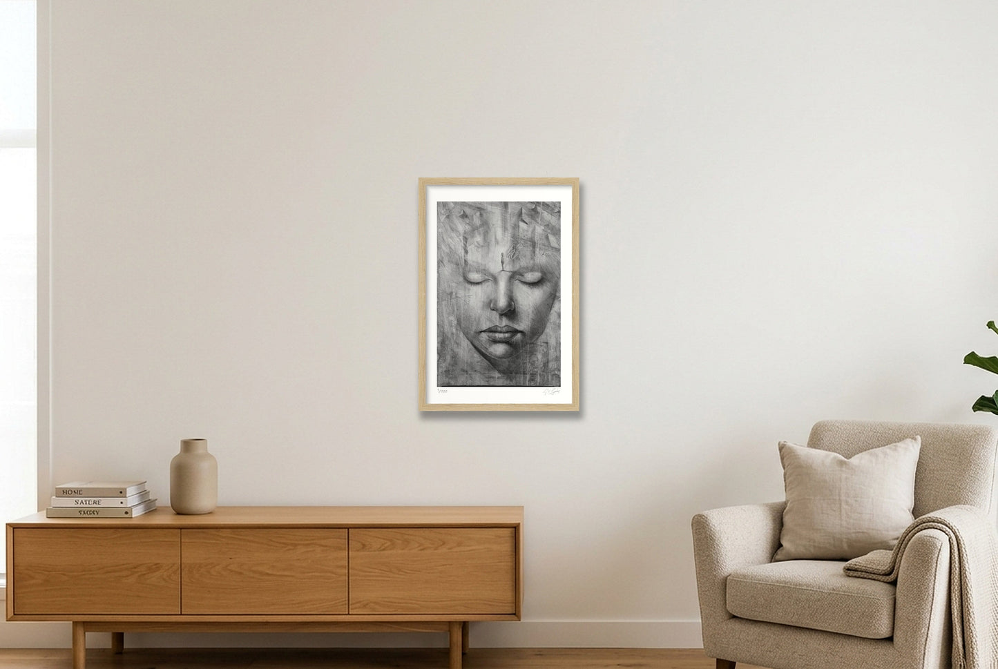 Dream — 30×45cm, 12×18" Oak Frame