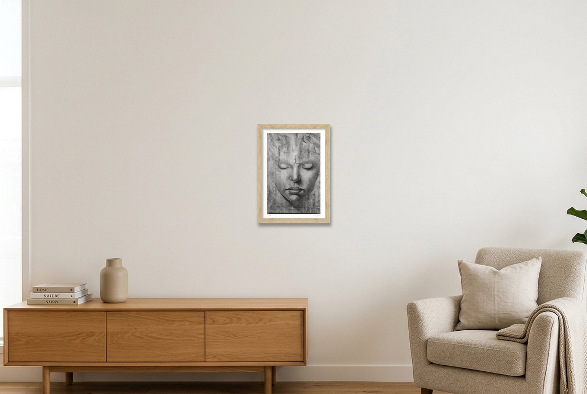 Dream — A4 (21×30cm, 8×12") Oak Frame