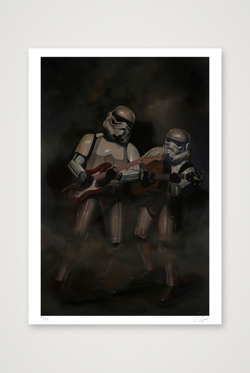 Stormtrooper - Jammin' — 70×100cm, 28×39" Print only