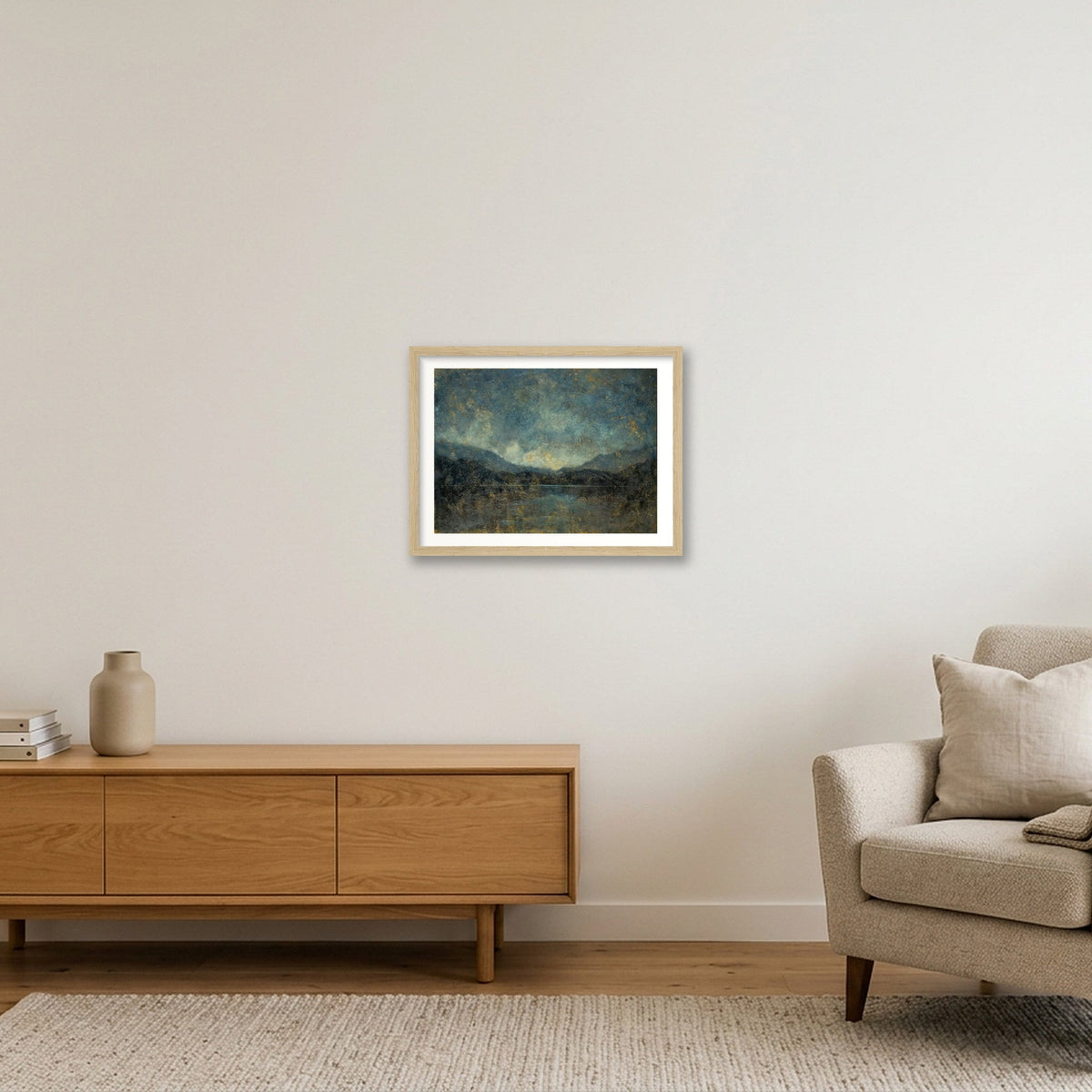 Landscape_01 — 40×30cm, 16×12" Oak Frame