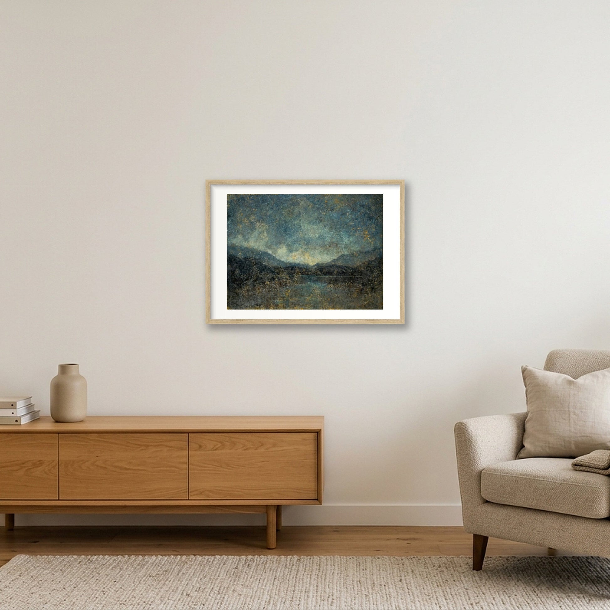 Landscape_01 — 59×42cm, 23×17" Oak Frame