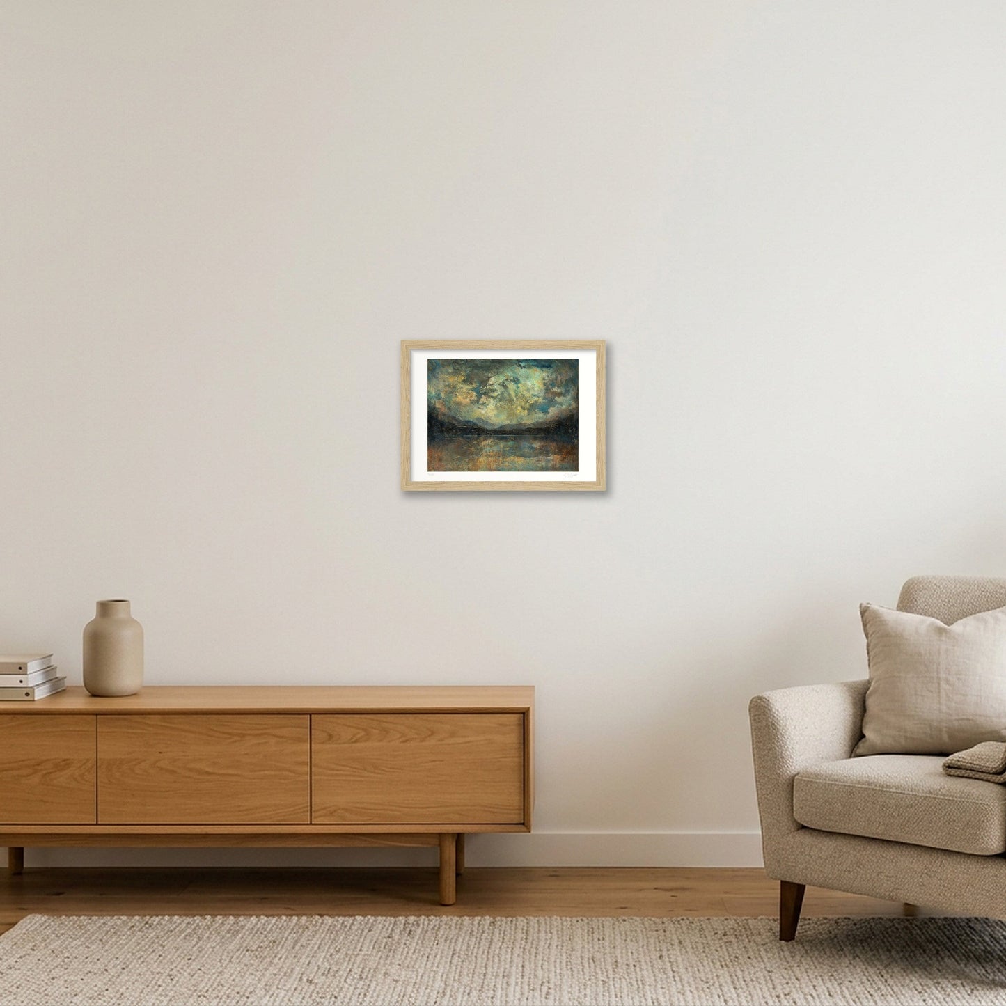 Landscape 02 — A4 (30×21cm, 12×8") Oak Frame