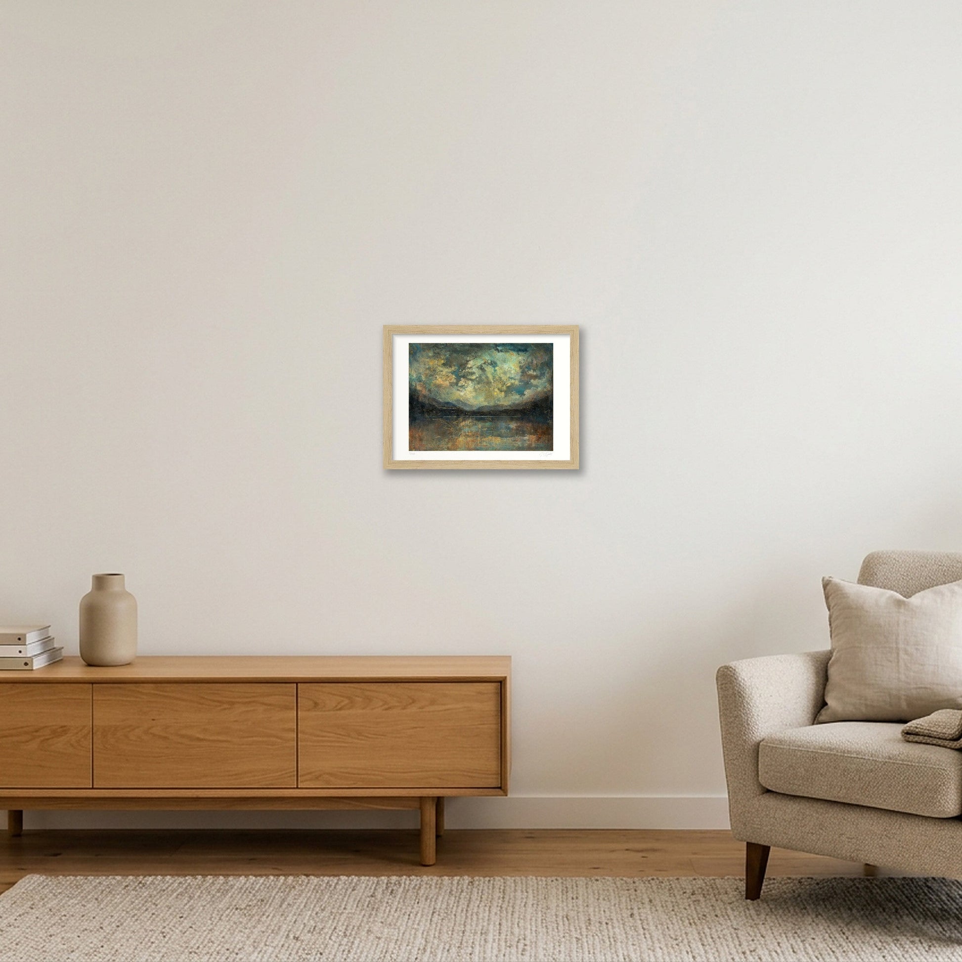 Landscape 02 — A4 (30×21cm, 12×8") Oak Frame