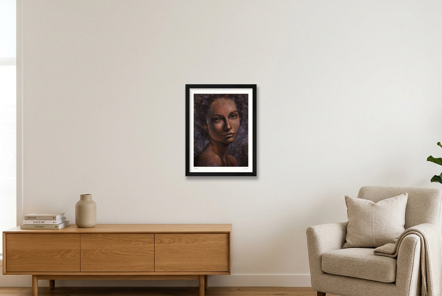 Olena — 30×40cm, 12×16" Black Frame
