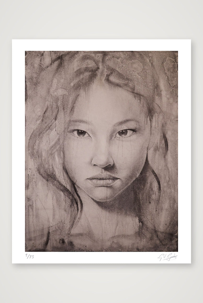 Lian (Lotus Flower) — 40×50cm, 16×20" Print only