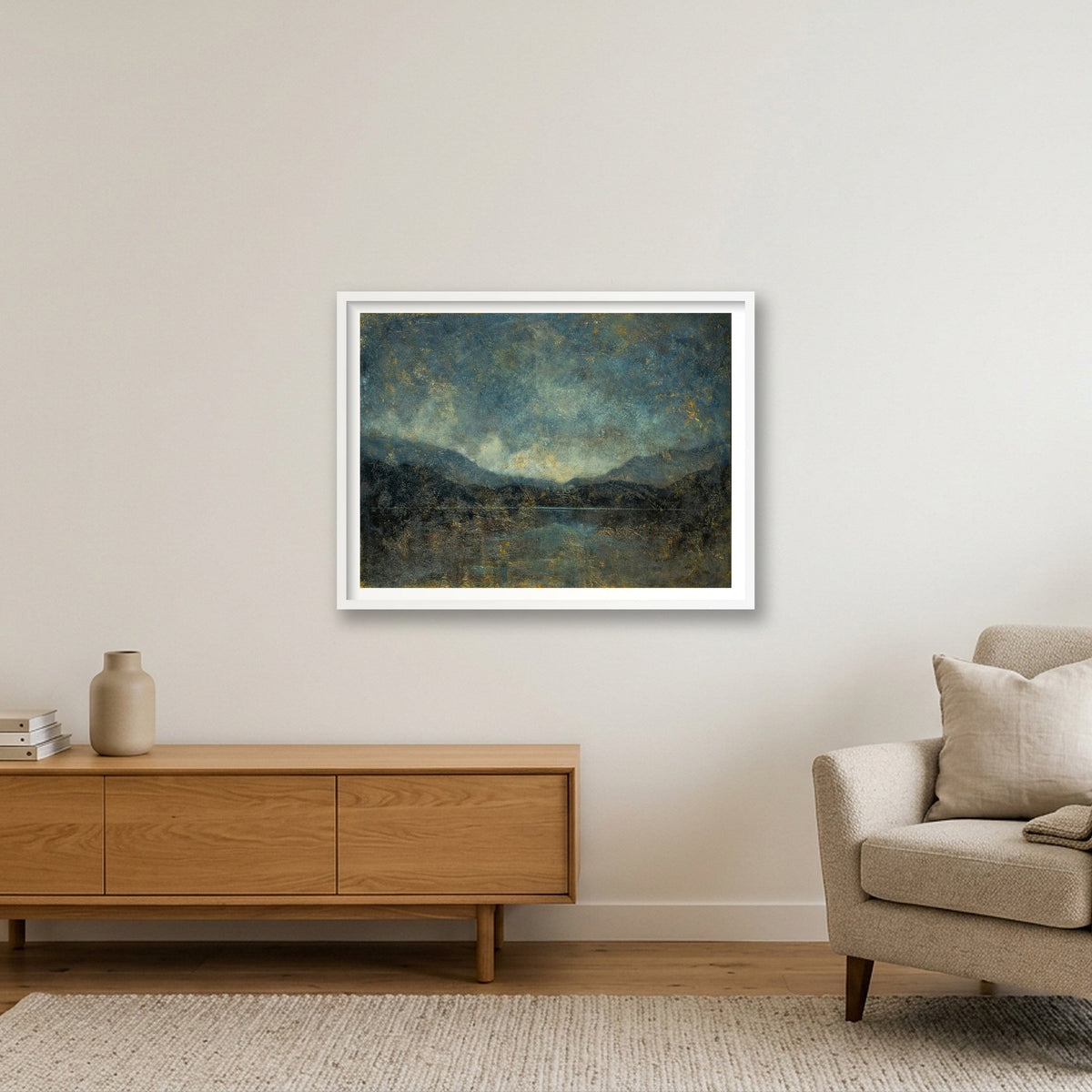 Landscape_01 — 80×60cm, 31×24" White Frame