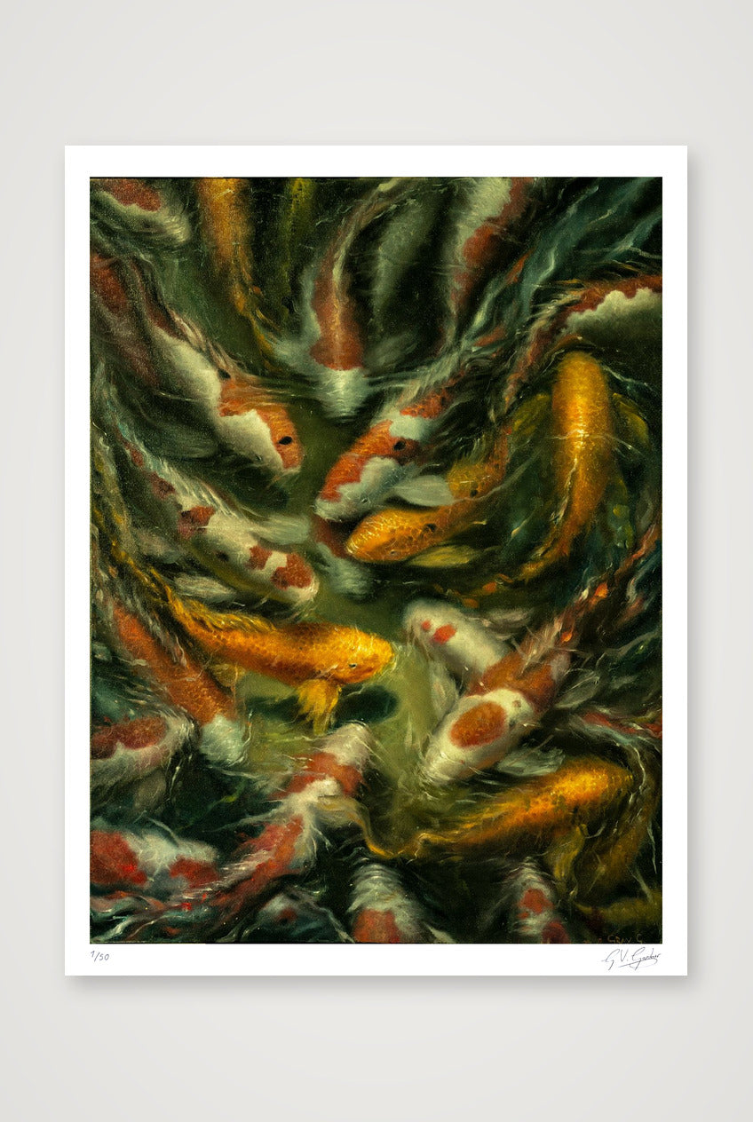 Koi_Tint — 60×80cm, 24×31" Print only