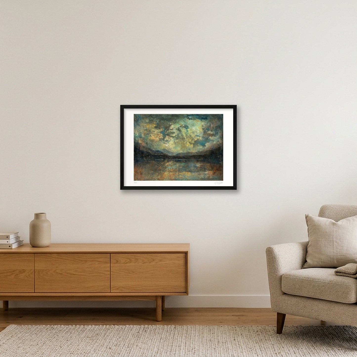 Landscape 02 — 59×42cm, 23×17" Black Frame