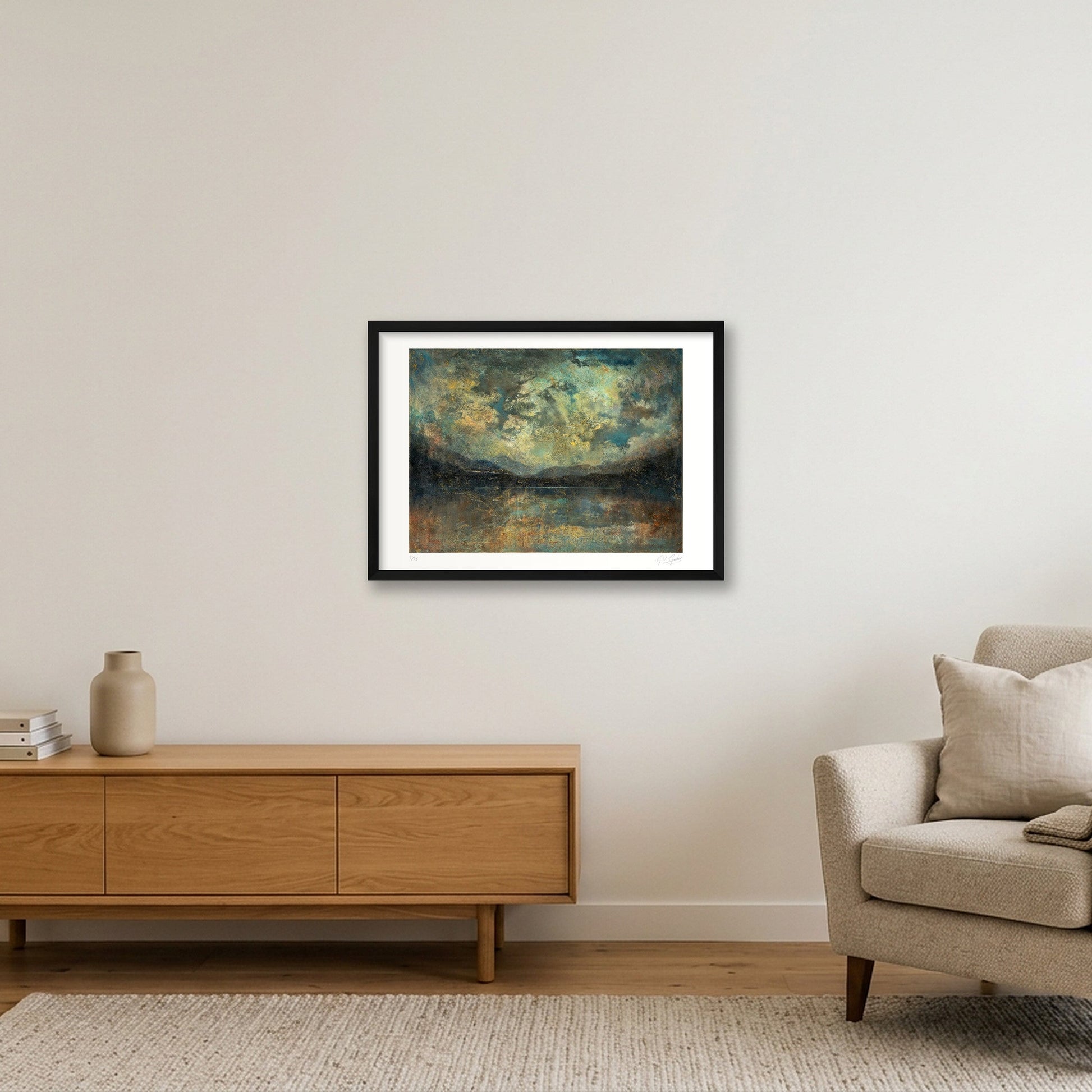 Landscape 02 — 59×42cm, 23×17" Black Frame