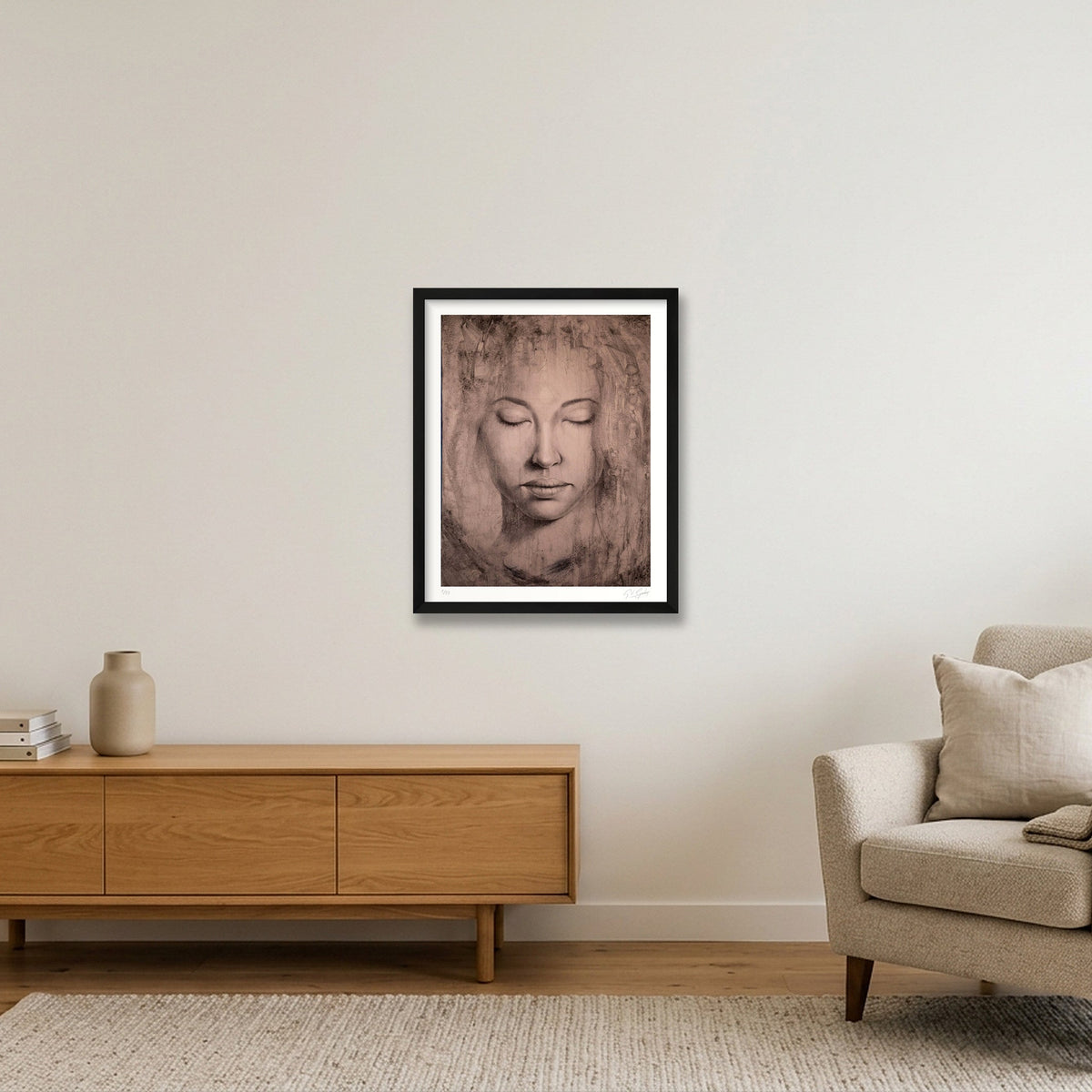 Simarou_Tint — 40×50cm, 16×20" Black Frame