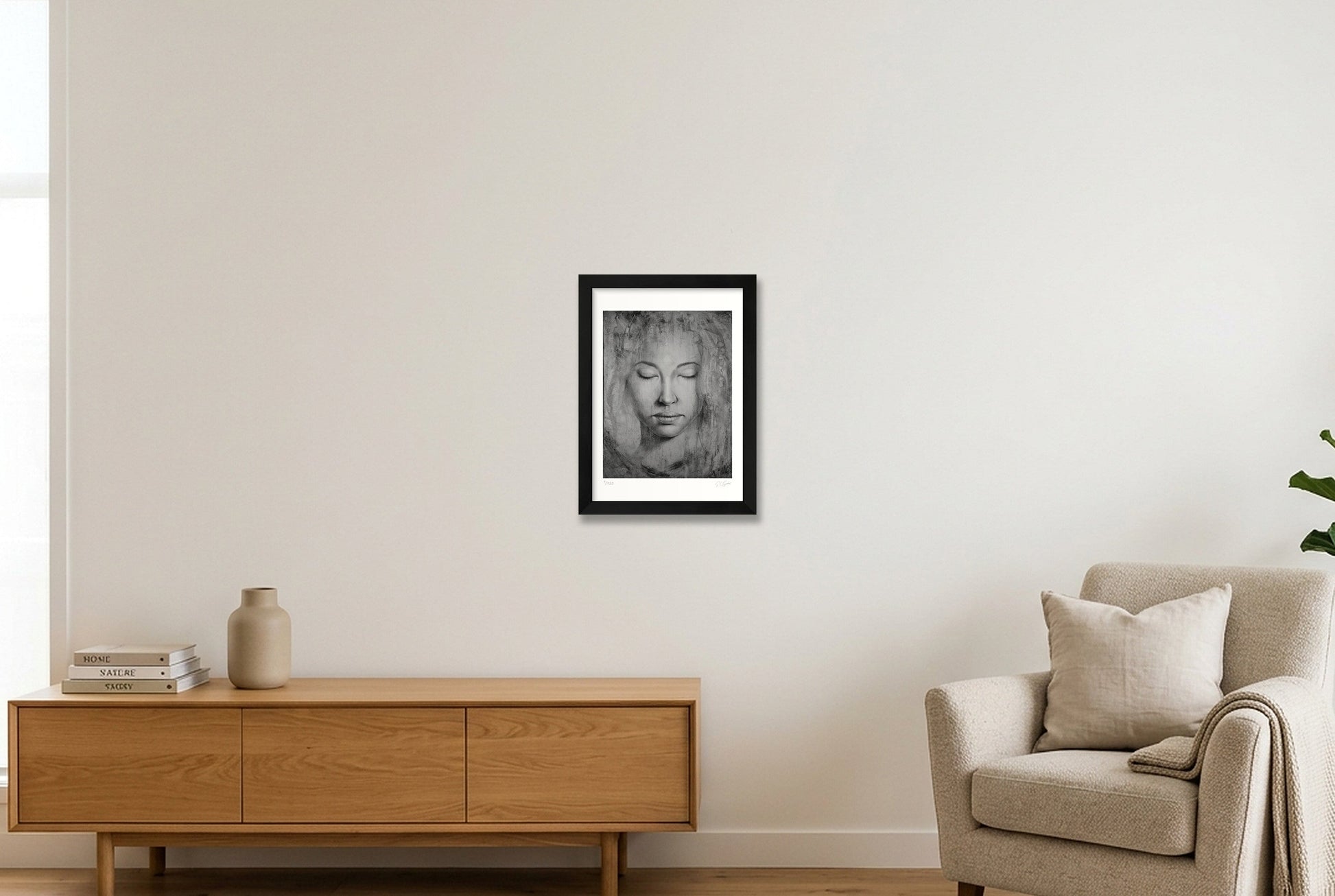Simarou — A4 (21×30cm, 8×12") Black Frame