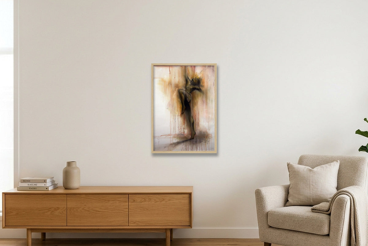 Reach — 42×59cm, 17×23" Oak Frame