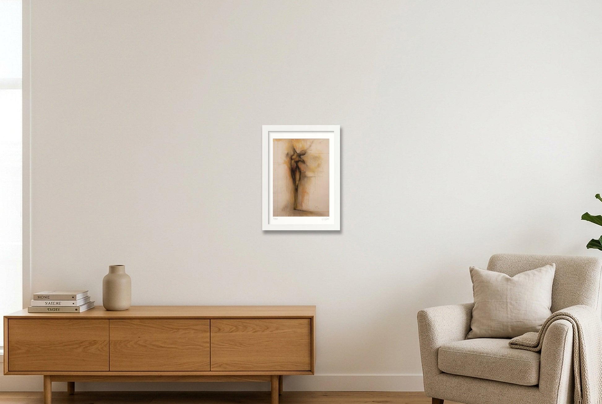 En Pointe — A4 (21×30cm, 8×12") White Frame