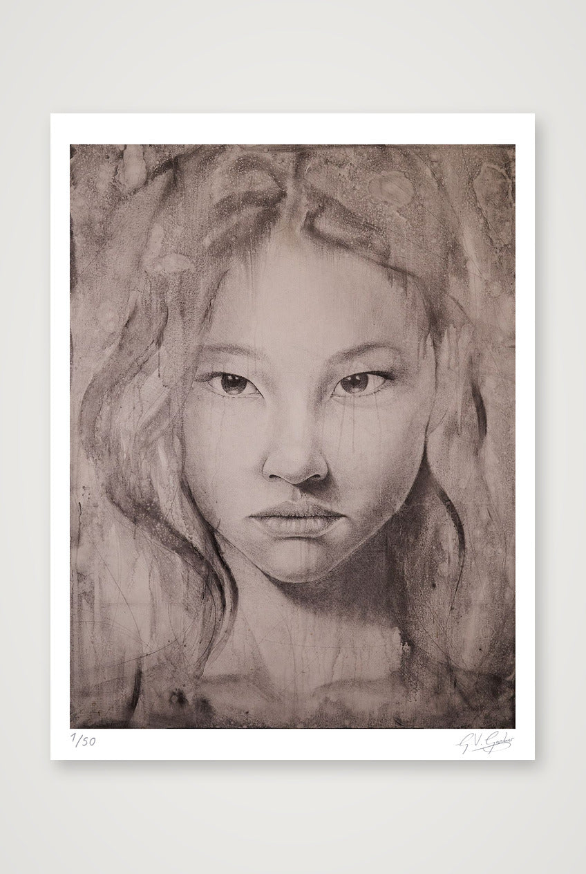 Lian (Lotus Flower) — 60×80cm, 24×31" Print only