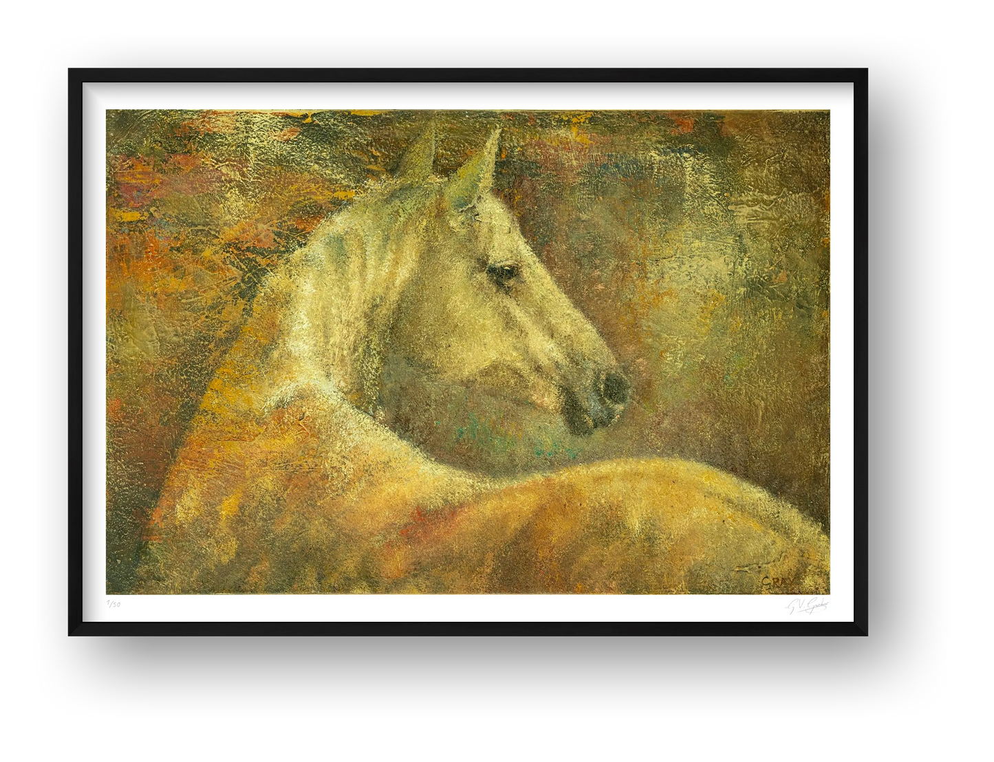 A Grace of Gold — framed