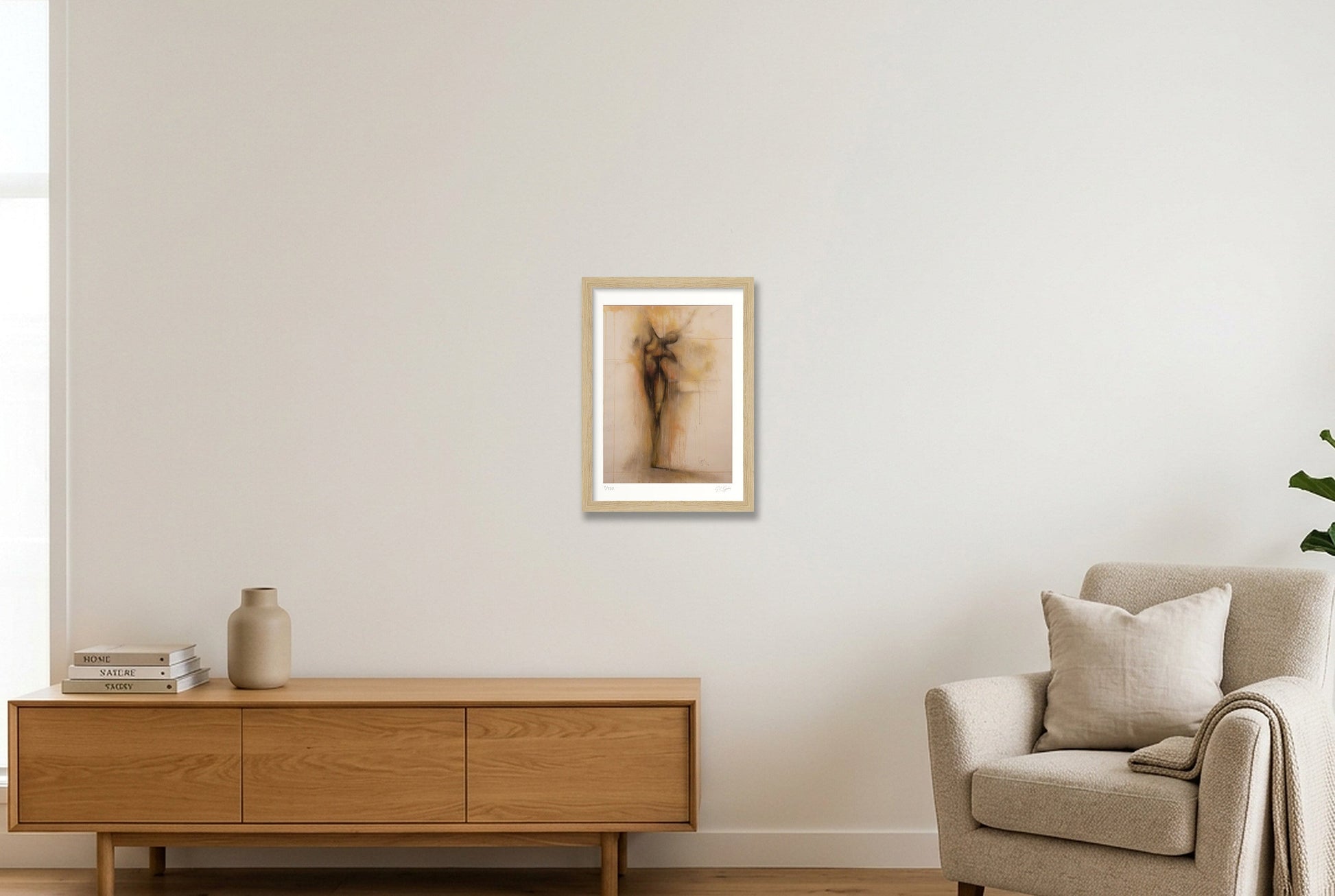 En Pointe — A4 (21×30cm, 8×12") Oak Frame