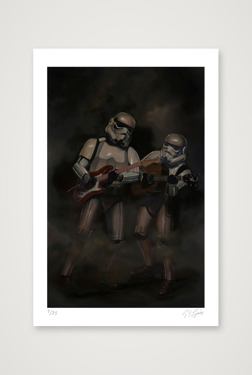 Stormtrooper - Jammin' — 40×60cm, 16×24" Print only