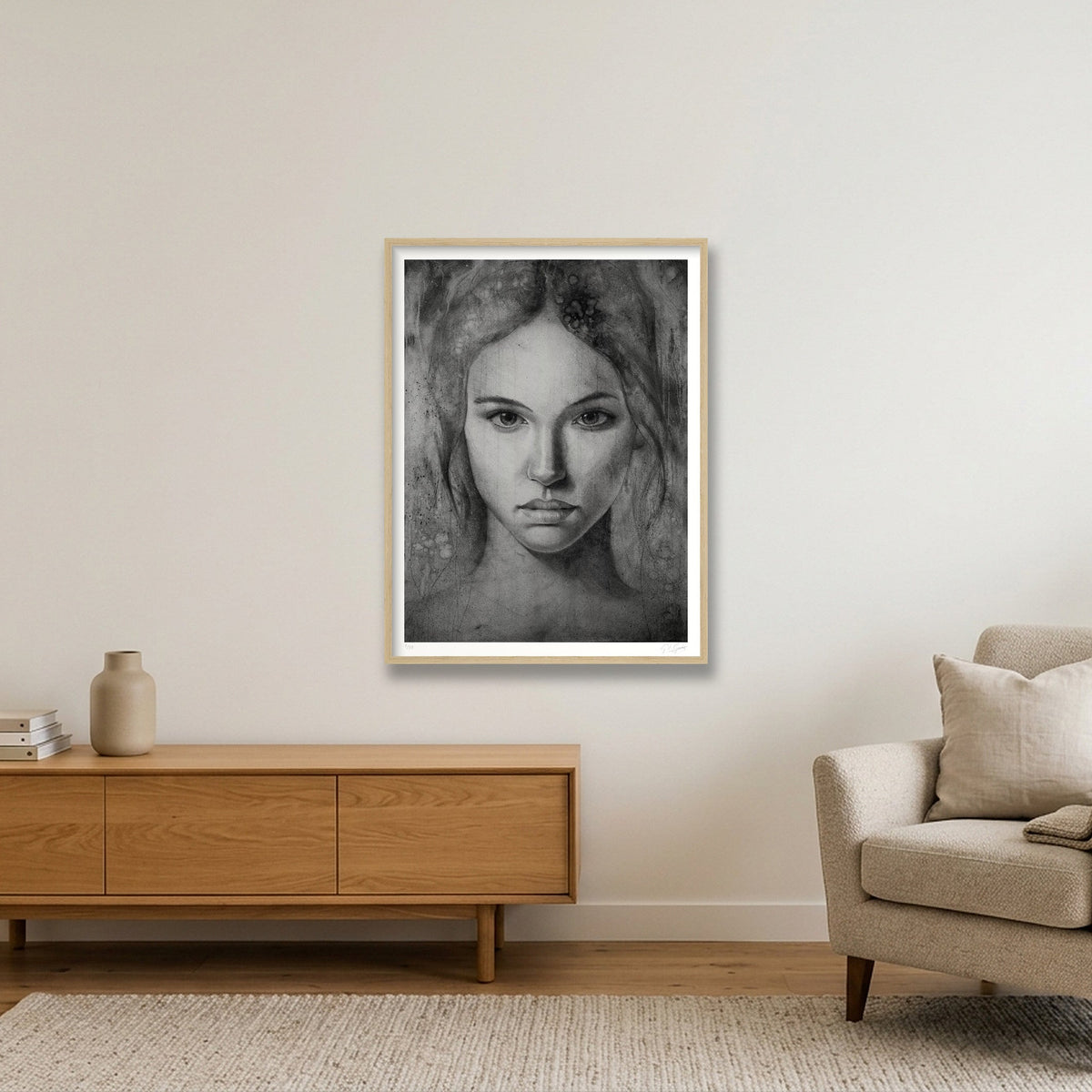 Katerina — 60×80cm, 24×31" Oak Frame