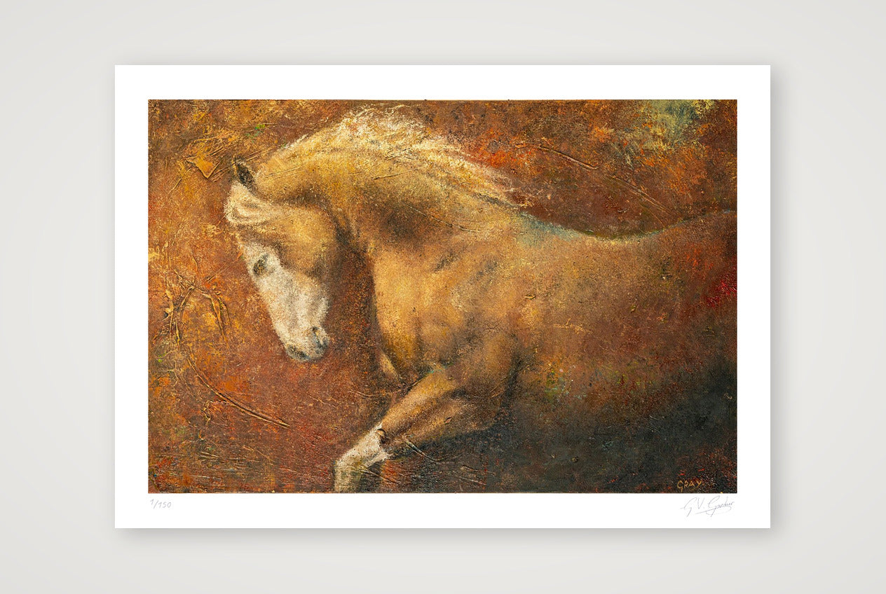 Caballo de Cobre — A4 (30×21cm, 12×8") Print only