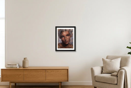 Gwen — 28×35cm, 11×14" Black Frame