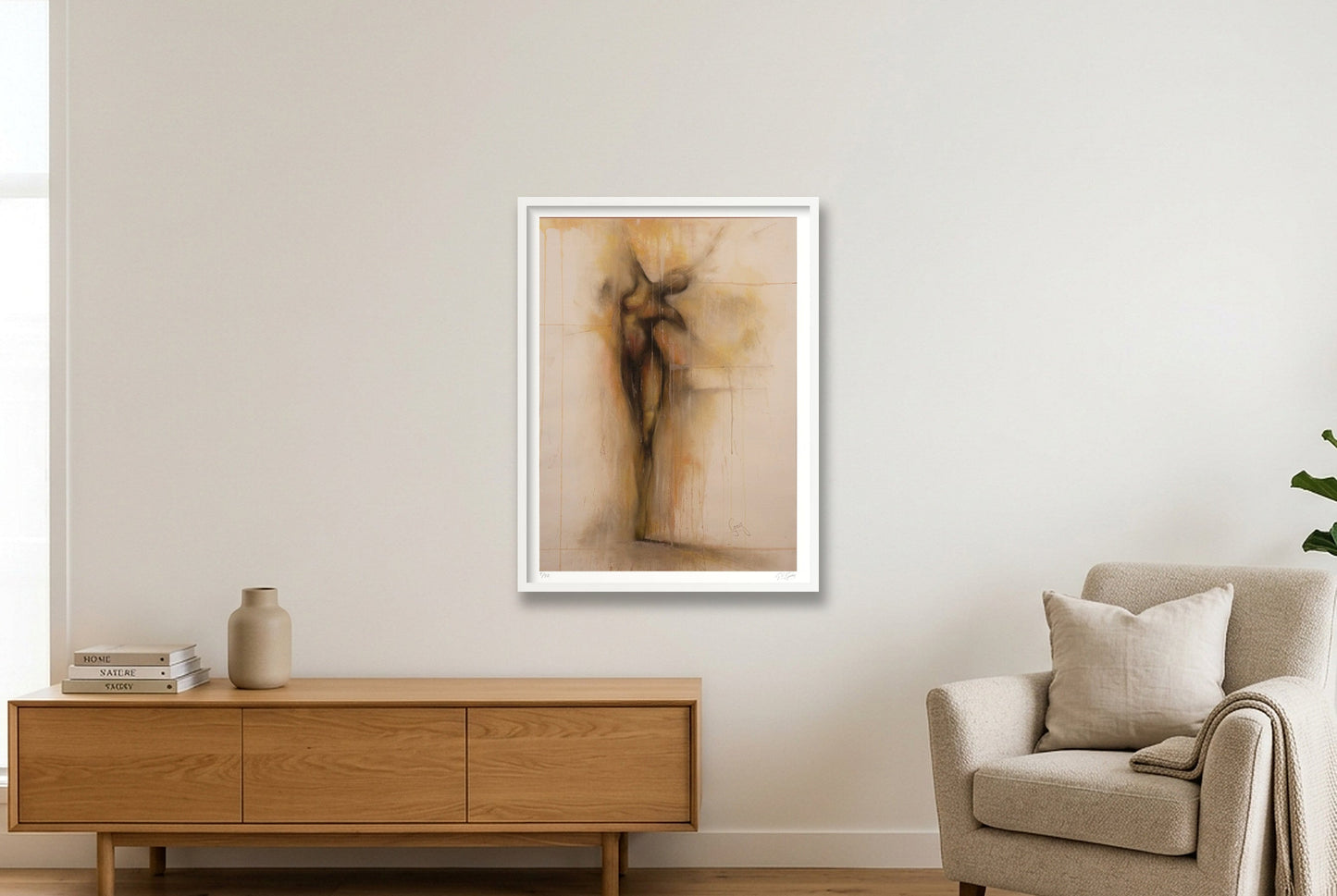 En Pointe — 60×80cm, 24×31" White Frame