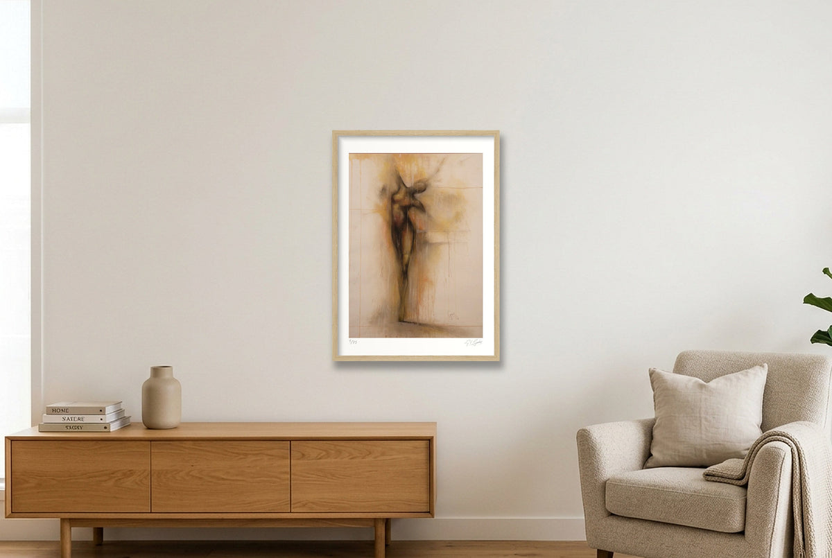 En Pointe — 42×59cm, 17×23" Oak Frame