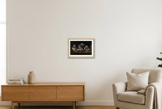 Stormtrooper - The Debate — A4 (30×21cm, 12×8") Oak Frame