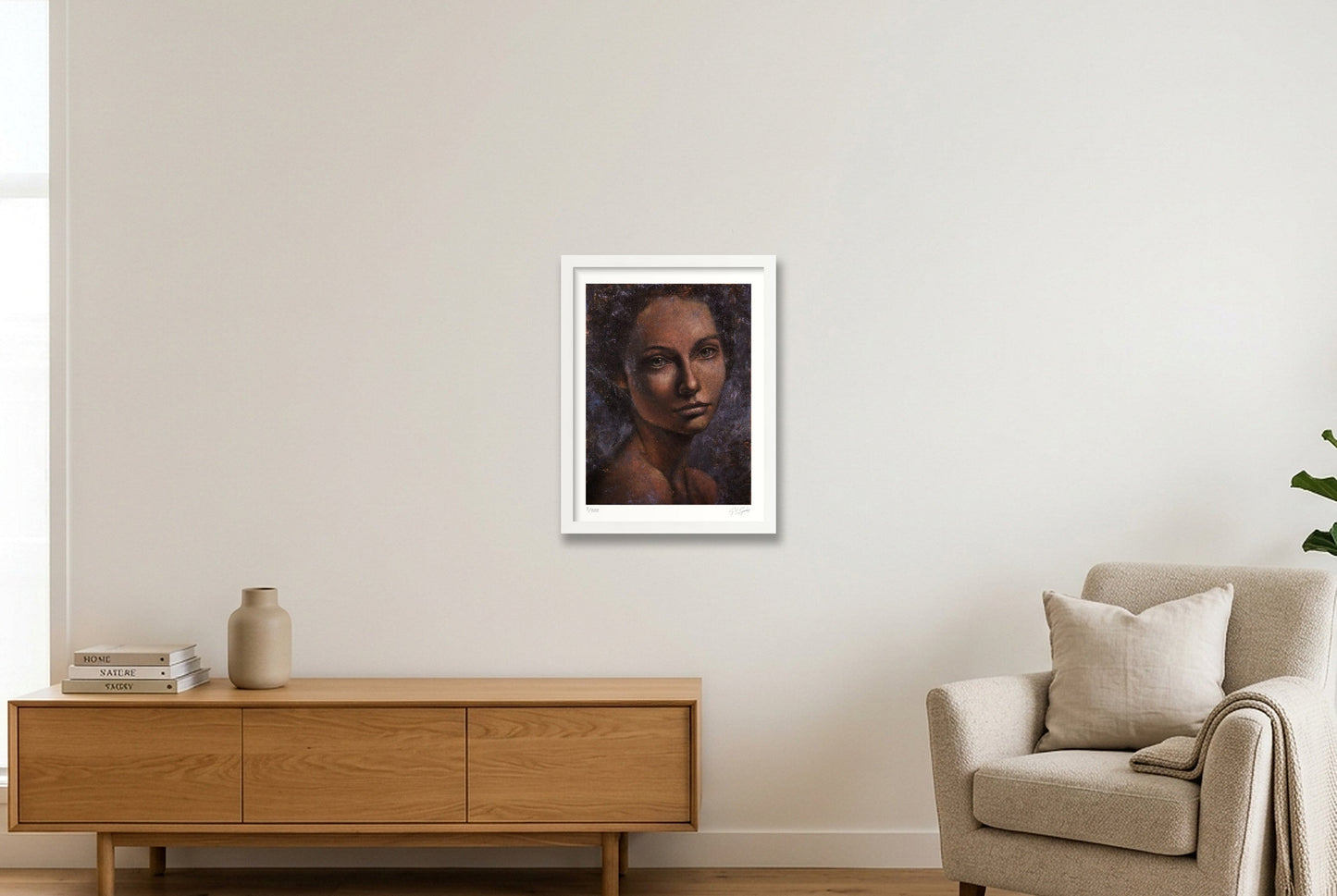 Olena — 30×40cm, 12×16" White Frame