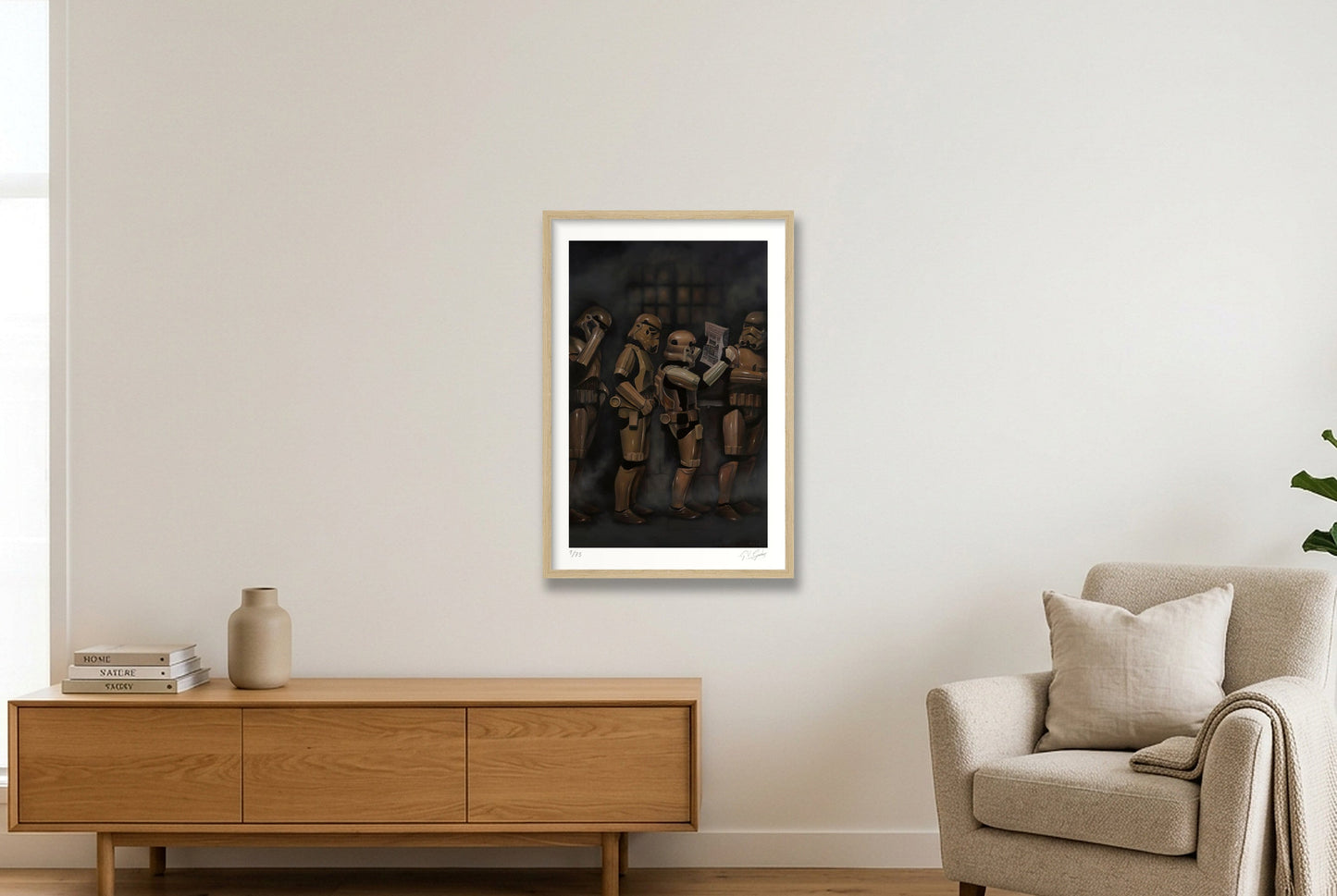 Stormtrooper - The Audition — 40×60cm, 16×24" Oak Frame