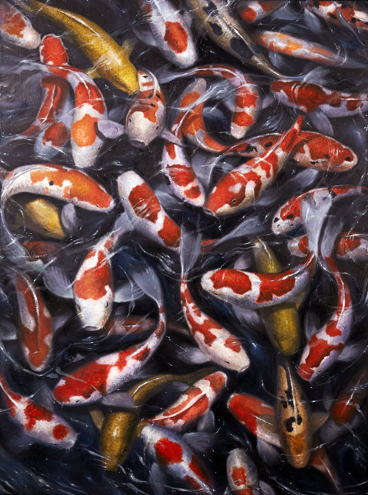 Nishiki Oil on canvas 76.2cm x 102cm